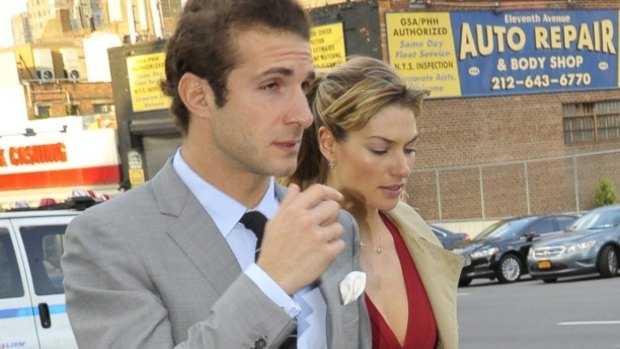 Stavros Niarchos and Jessica Hart out and about in New York back in May. 