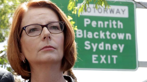 Divisive: Readers have had polar responses to Julia Gillard's campaign in western Sydney.