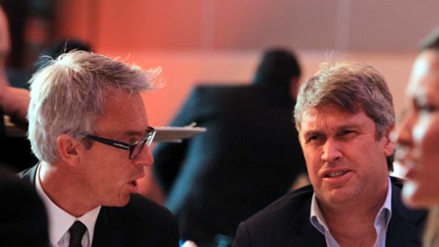 On the same page ... David Gallop and David Gyngell.