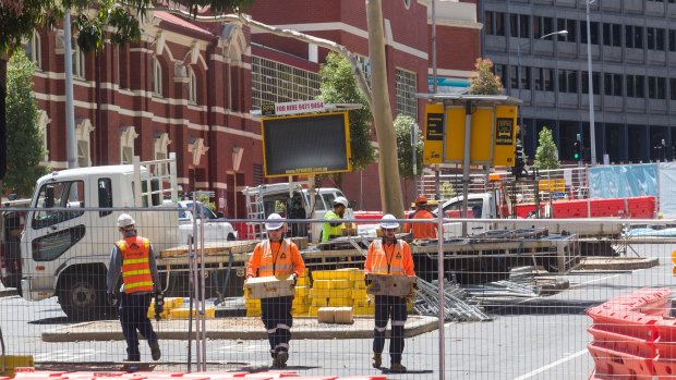 Work begins on the  the new CBD North Station.