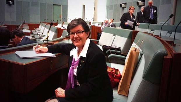 The Twitter picture of new independent MP Cathy McGowan that is a parliamentary no-no.