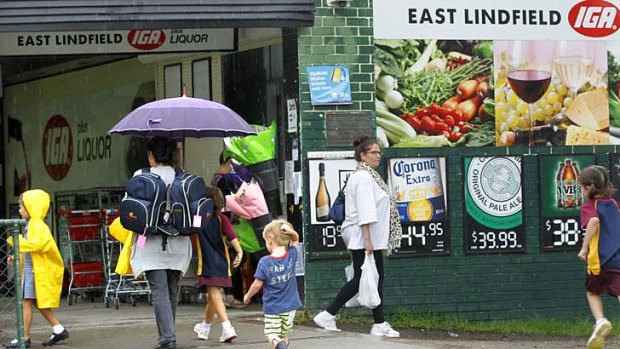 Named and shamed: The IGA store in East Lindfield last week. The supermarket has racked up 11 food safety penalties.