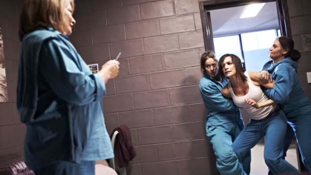 Power plays: Some roles have changed but the tension remains as Jacs Holt (left) and Franky Doyle (in white) face off.