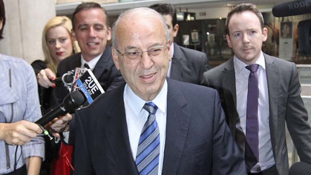 Eddie Obeid arrives at the previous ICAC inquiry.
