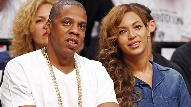 New top earner: Beyonce, with husband Jay-Z.