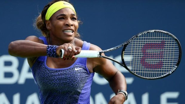 Comfortable win: Serena Williams.