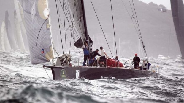 Wild Thing heading south in the 2011 Sydney to Hobart.
