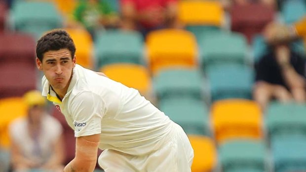 Mitchell Starc: being a left-armer has obvious advantages this summer.