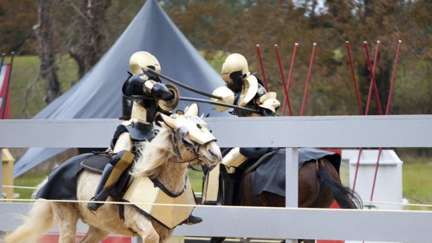 See men horse about rather dangerously in <i>Full Metal Jousting</i>.