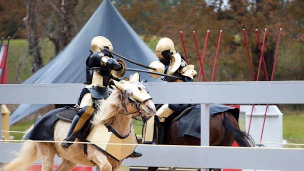 See men horse about rather dangerously in <i>Full Metal Jousting</i>.