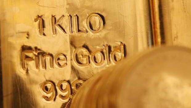 Australia's gold ... stored safely in the Bank of England's vaults in London.