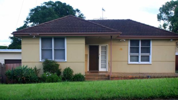 An example of a fibro house in Sydney's western suburbs built using asbestos-ridden materials.