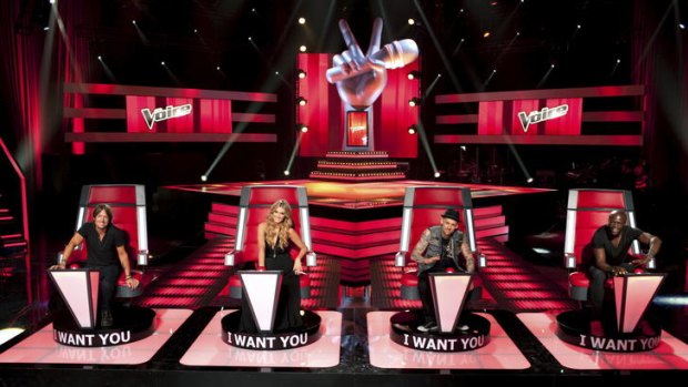Celebrity coaches Keith Urban, Delta Goodrem, Joel Madden and Seal get used to blind testing on reality talent show <i>The Voice</i>.
