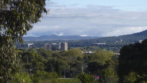 The view over Kingston and beyond from the Devil's Seat.