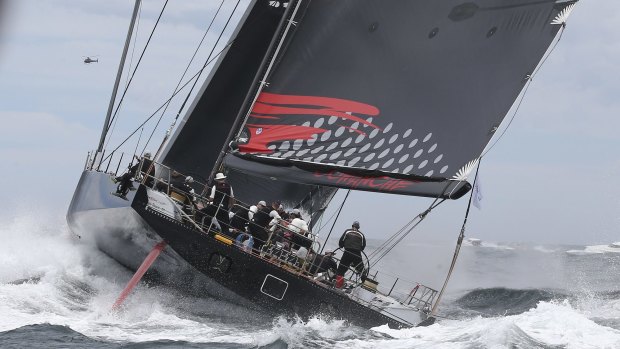 Comanche skipper Ken Read almost withdrew the high tech super maxi after suffering damage to the boat's steering system.