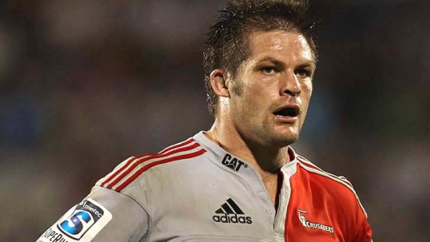 Richie McCaw has made one starting appearance for  the Crusaders this season.