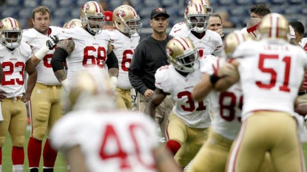 Big year ahead? The 49ers will be looking to go all the way under Jim Harbaugh.