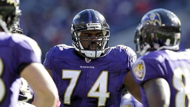 Seeing clearly &#8230; Michael Oher, who will play for the Baltimore Ravens in Sunday's Super Bowl, is grateful his journey has inspired others.