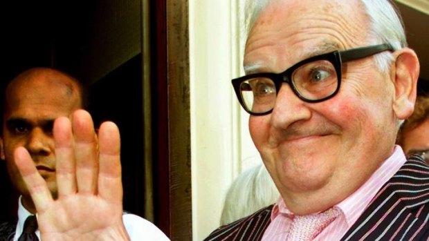 Ronnie Barker ... his son fronted court yesterday.