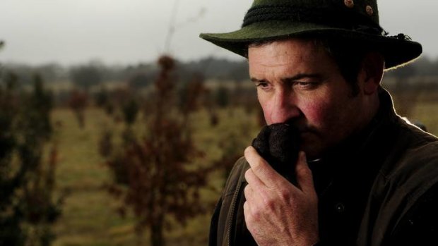 Damian Robinson of Turalla Truffles near Bungendore.