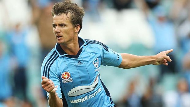 China bound: Joel Griffiths' stay with Sydney FC has been short lived.