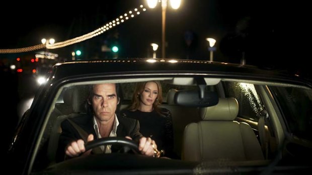 Crowd-puller: Nick Cave and Kylie Minogue in <i>20,000 Days on Earth</i>.