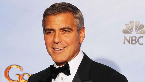 Leading the pack ... George Clooney.