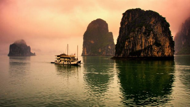 Creature comforts: Vietnam's Halong Bay.