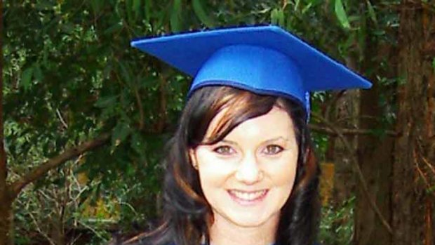 High achiever ... Kristen Baresic graduated from the University of Wollongong.