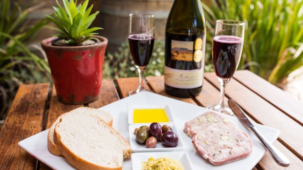 Try the $15 charcuterie plate with your wine at the Grampians Estate cellar door.