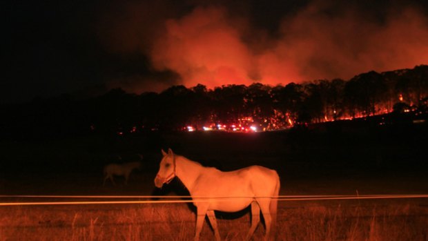 Fires continue to menace communities near Beechworth.