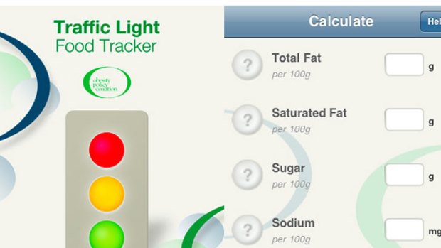 Fat or fiction? The Traffic Light Food Tracker app was released today.