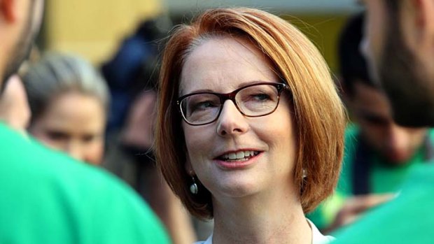 Losing game: Julia Gillard.