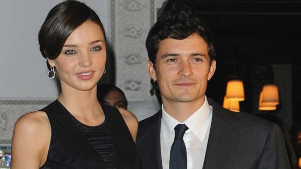 Miranda Kerr and Orlando Bloom.