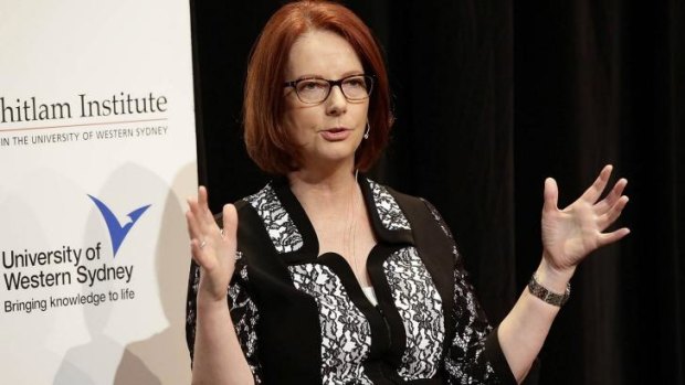 Marathon book tour begins: Julia Gillard.
