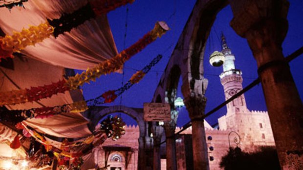 Shoppers in the Souq al-Hamidiyeh, ‘‘one of the grandest of all souqs in the Arab world’’.