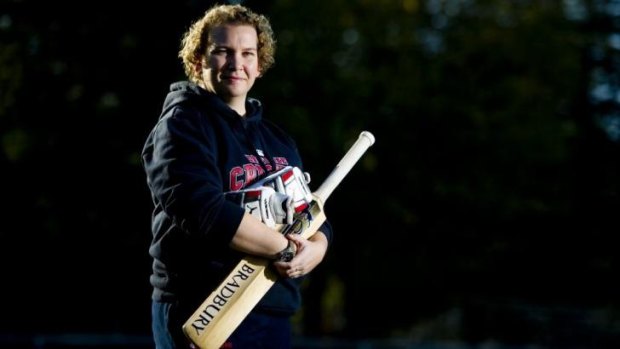 Eastlake cricketer Petra Bright had a positive reaction when she told her teammates she was gay.