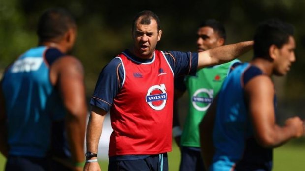 Making a difference: Michael Cheika has set the platform for the Waratahs' improved results.