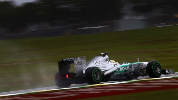 Nico Rosberg driving a Mercedes during qualifying for the Brazilian Grand Prix last month.
