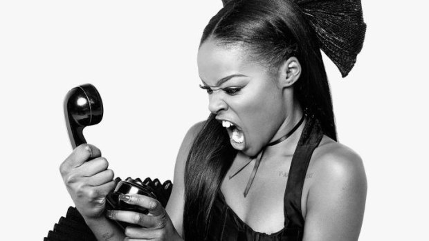 Too far away ... Azealia Banks has attacked Australia's unruly fans and expressed her displeasure with our geography.