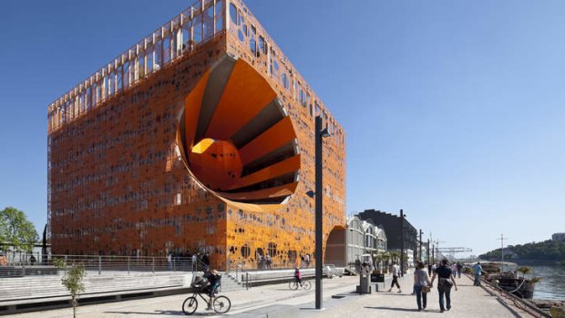 The Orange Cube at The Confluence.