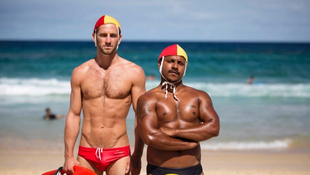 Highlights of <i>Black Comedy</I>'s series three include ocean-avoiding lifesaver the Bondi Blackfella.