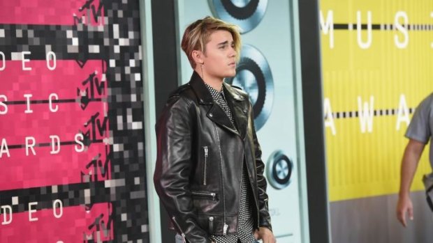 Comeback kid ... Justin Bieber attends the 2015 MTV Video Music Awards.
