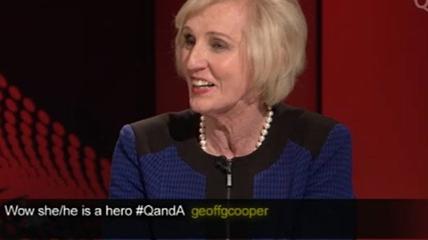 Catherine McGregor appears on <i>Q&A</i>.
