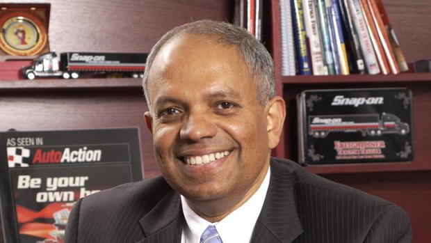 Ajit Ponnambalam, managing director of Snap-on Tools, says the business spends $50 million on research and development each year.