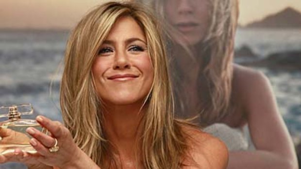 One thing is for certain, the cast of Horrible Bosses will smell nice. Above: Jennifer Aniston with her fragrance.
