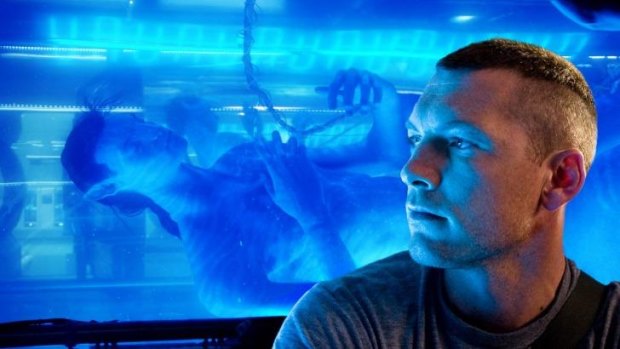 Blue: Sam Worthington admits to being bad at accents but still does well at the box office.