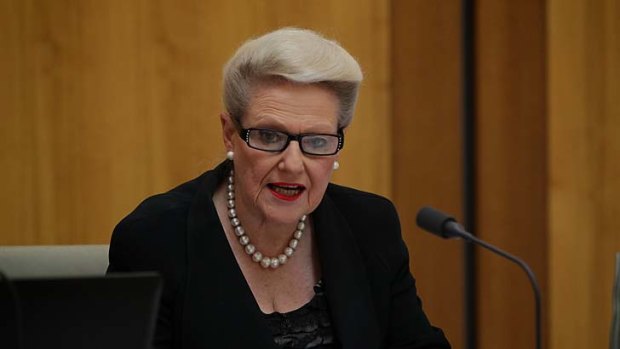Tightening the ban: Bronwyn Bishop and the Coalition government.