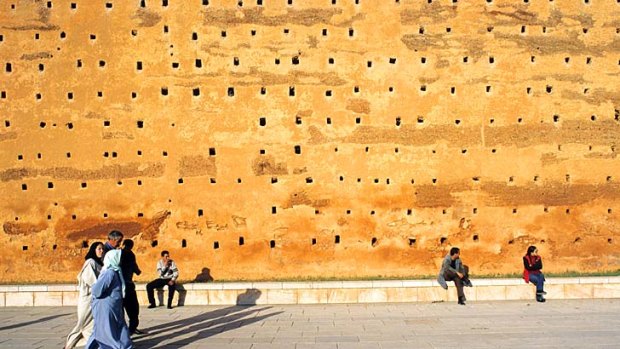 Rabat might not be Morocco's tourist destination but it still has plenty to offer: The wall surrounding Assan tower.