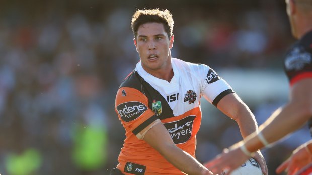 Great start: Mitchell Moses led from the front against the Warriors.
